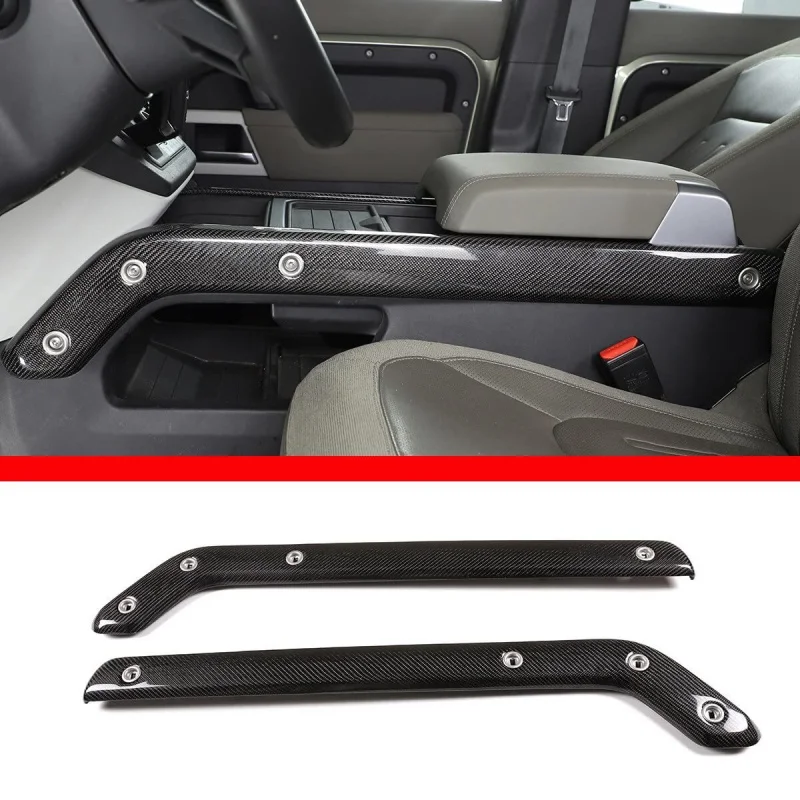For Land Rover Defender Central Control Side Trim Strips New 20-23 90 110 Interior Modification Accessories