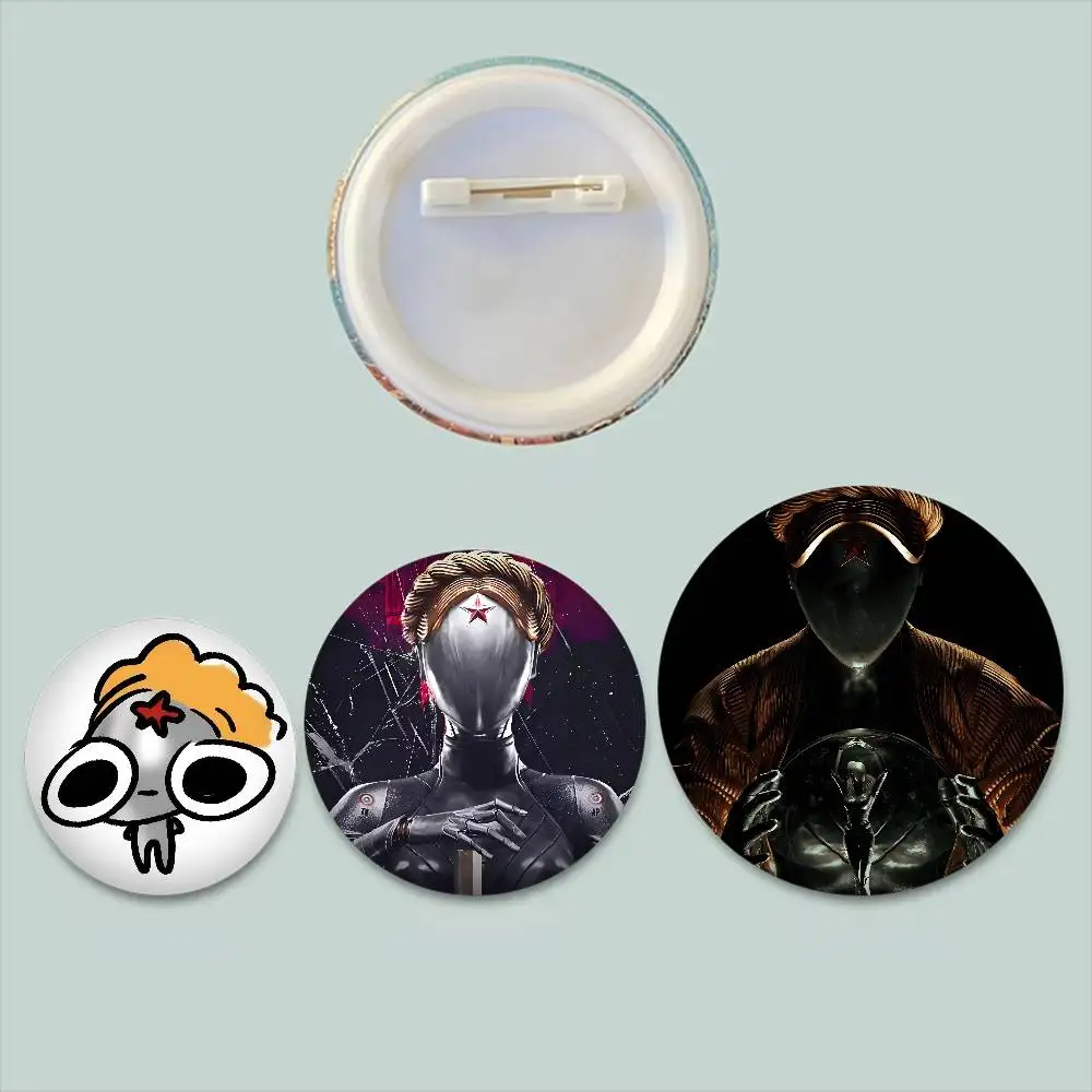Game A-Atomic Heart Badges Fun Creative Button Pins Brooches For Clothes Backpacks Good Gifts For Kids Friends