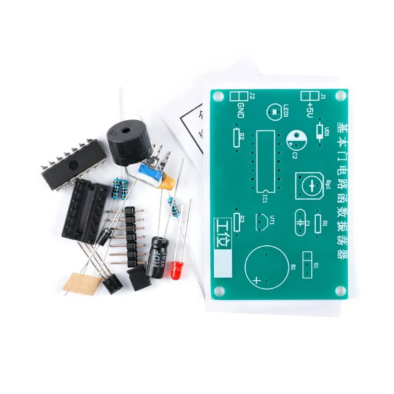 5Pcs/1pc Basic Gate Logic Function Oscillator DIY Training Kit Electronic Soldering Assembly