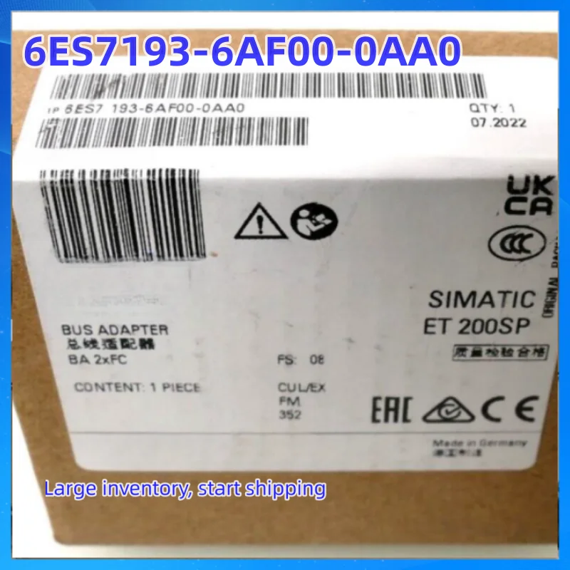 NEW IN BOX SIMATIC ET 200SP 6ES7 193-6AF00-0AA0