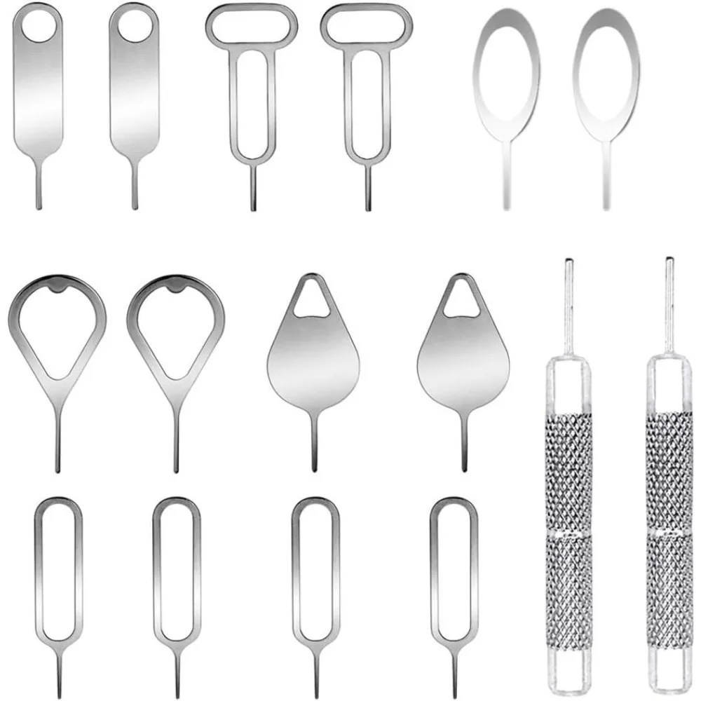 16 SIM card removal Opening Tool Tray Ejector Needle Ejector Catapult Compatible with all iPhone Apple iPad HTC