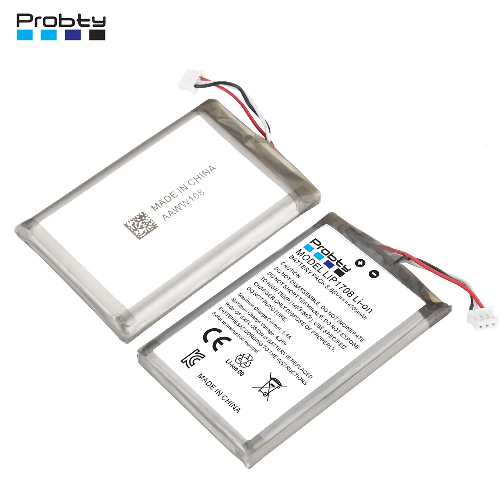 4500mAh Lithium PS5 Akku für Sony PS5 Controller DualSense Spielcontroller LIP1708 Batterie