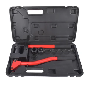 AP03 Manual Lever Sheet Metal Stud Punch Kit - 20GA Conduit Hole Cutter Set with 7/8", 1-1/8", 1-11/32" Knockout Punch Drivers