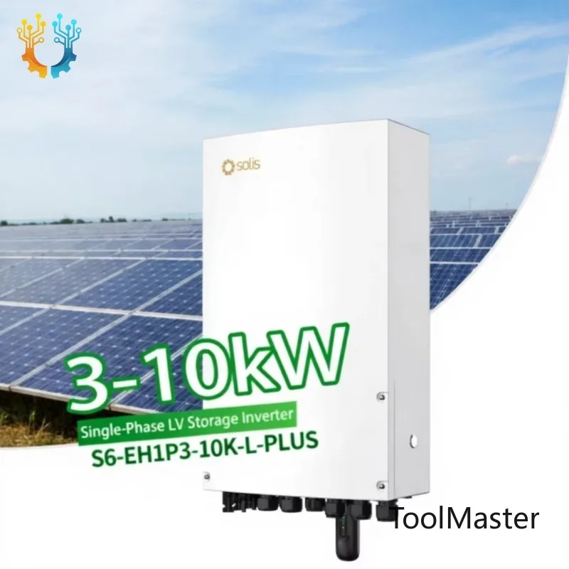

【2026】Solis Fast Delivery 3-10KW Single Phase Low Voltage Hybrid Solar Inverter Purer Sine Wave 97.5% Efficiency Home Use IP65