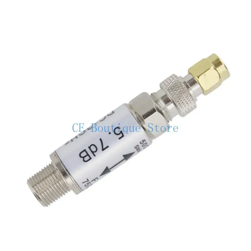 652F ترقيات محول المعاوقة 0 إلى 3GHz 50 75OHM SMA أنثى إلى F Male Connector