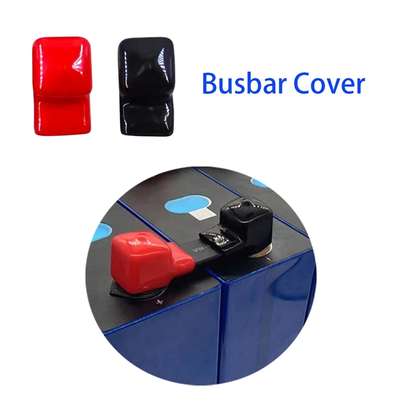 16 Pcs Loose Protector Battery Terminal Cover Battery Flexible Busbar Isolation Cover Terminal 280Ah Cells Insulation, Durable