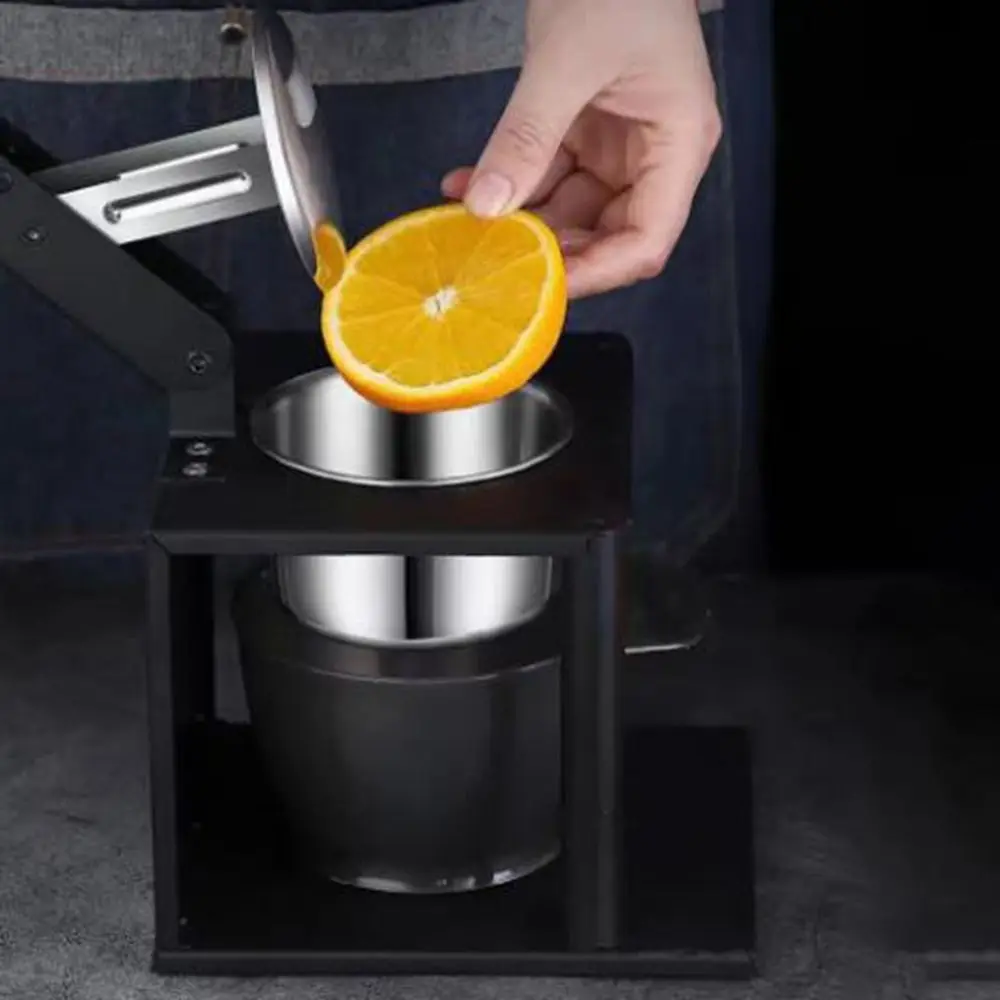 

Practical Stainless Steel Manual Juice Extractor Hand Press Heavy Duty Manual Juicer Thickened with Rod Fruit Juicer Restaurant