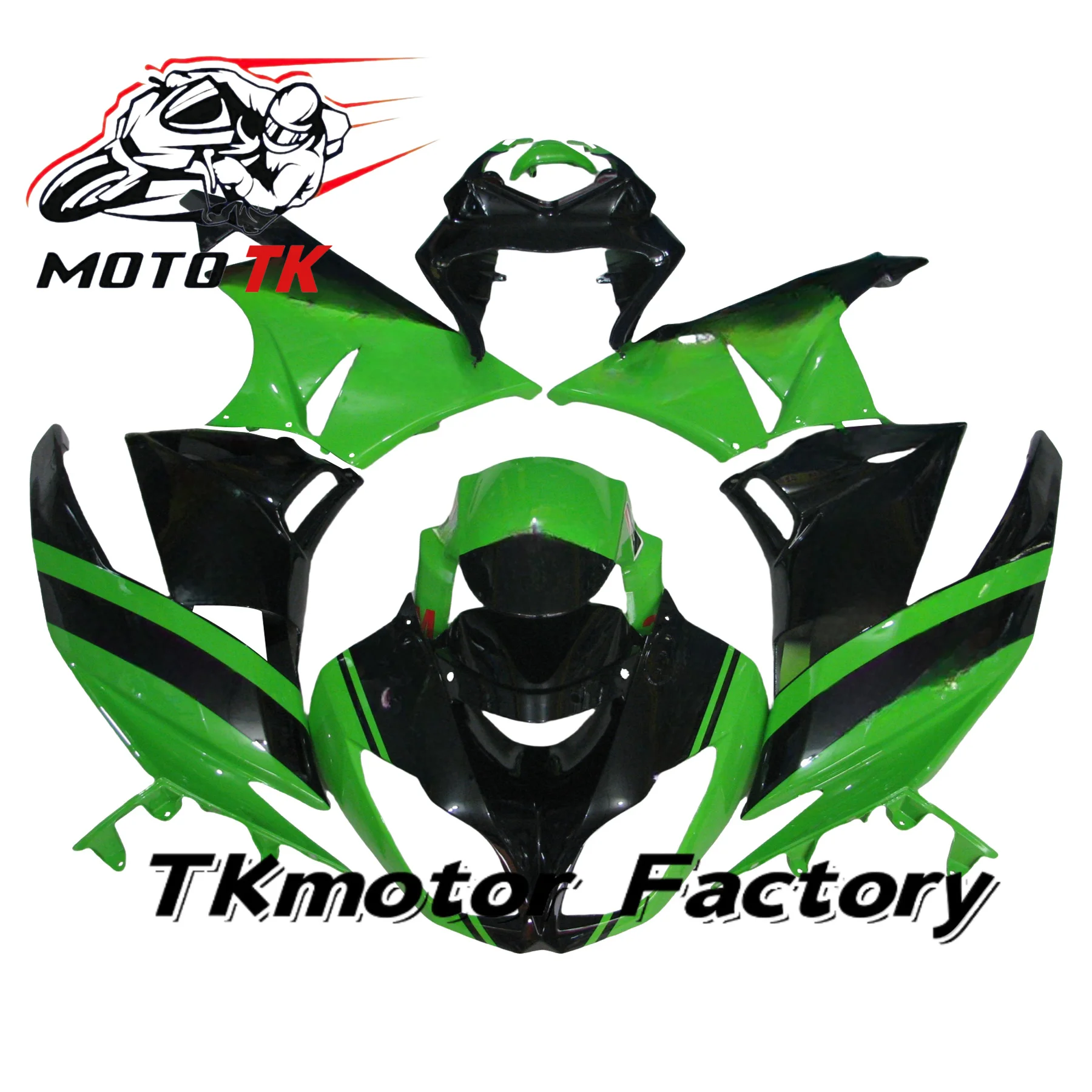 

Для Kawasaki ZX6R 636 2009 2010 2011 2012, полный комплект обтекателя мотоцикла, набор деталей для литья под давлением из АБС-пластика