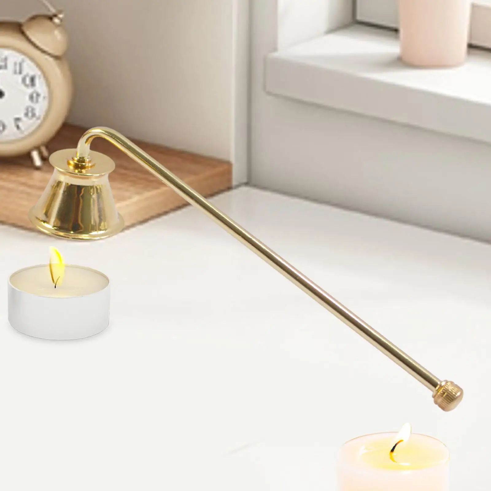 Candle Extinguishing Tool Candle Stopper Anti Slip Handle Length 19.5cm for Candle Lovers Multipurpose Sturdy Accessories