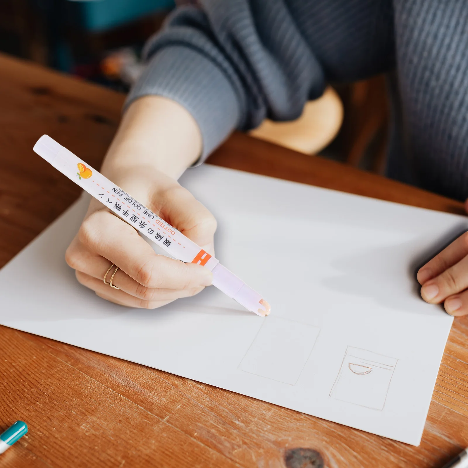 6Pcs Pastel Highlighter Pens Chisel Tip Vibrant Colors Soft Tip Longlasting Easy Highlight for School Office Study Notes