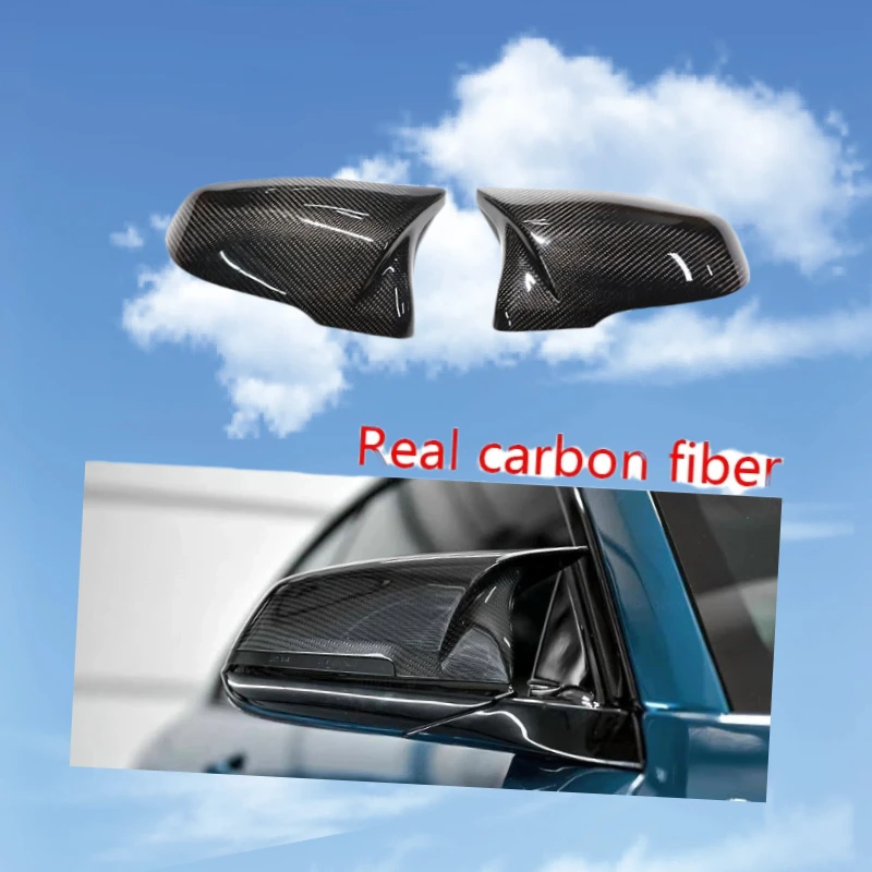 

M Look Carbon Fiber Side Rearview Mirror Cap Wing Cover for BMW X1 X2 Z4 1 Series F48 F49 F39 F52 F40 G29 for Toyota Supra