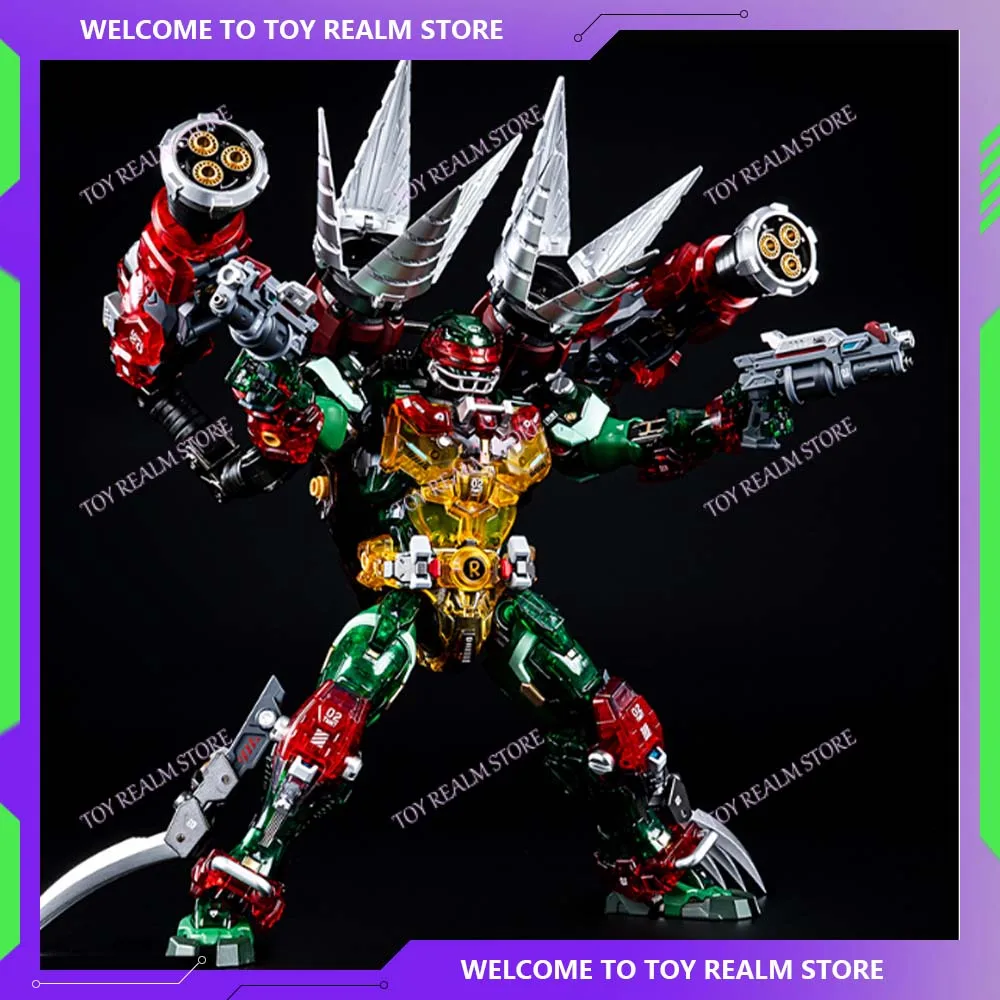 Limited Color Transparency Edition HEATBOYS Teenage Mutant Ninja Turtles Raphael HB0084 Action Figure Mecha Collectible Model