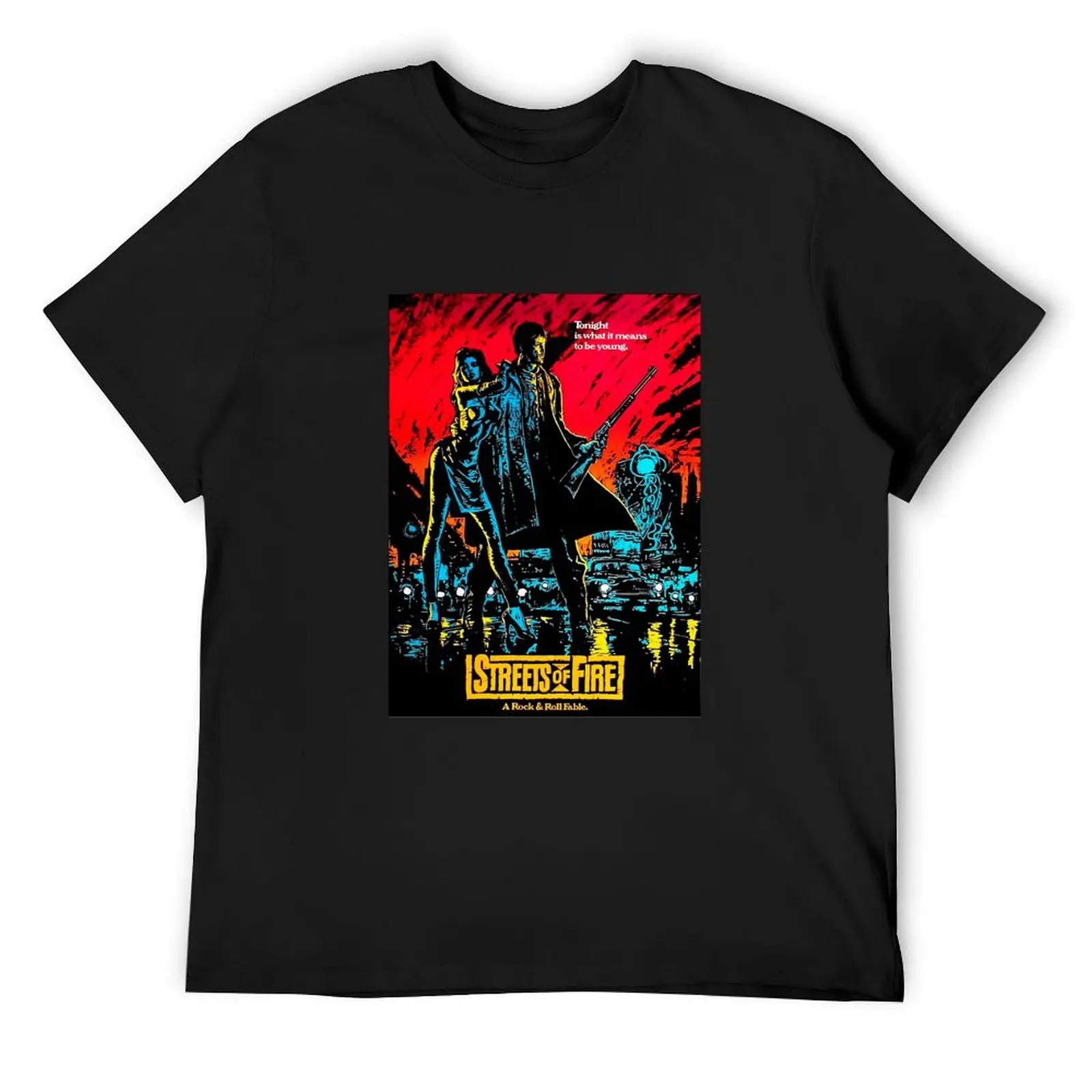 Streets of Fire Essential T Shirt T-Shirt vintage t shirts anime figures customizeds t shirt men 100℅ cotton