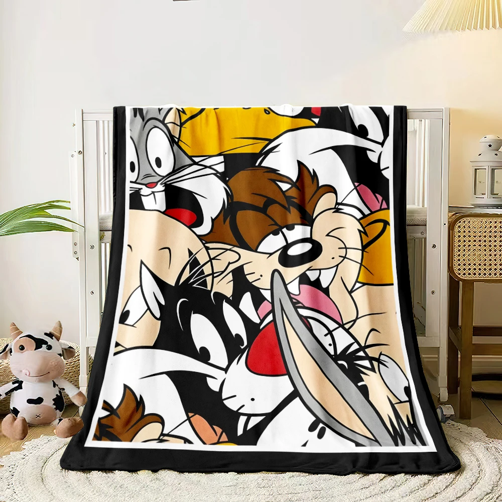 Bugs Bunny Cute blanket to keep warm birthday gift to keep warm blanket super cute thin blanket Portable Anti-Pilling Picnic