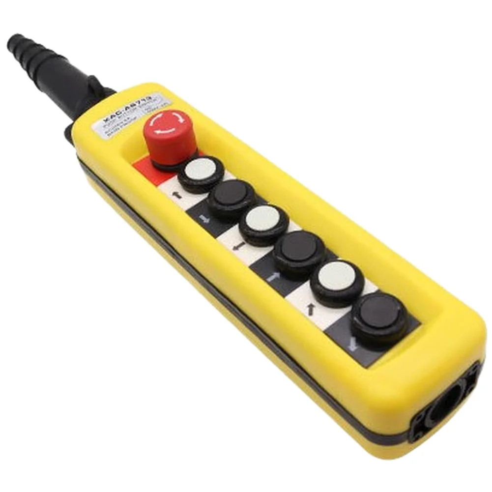 

68 button For crane pushbutton switch lifting switch for For crane control station with stop feature and rainproof ABS shell