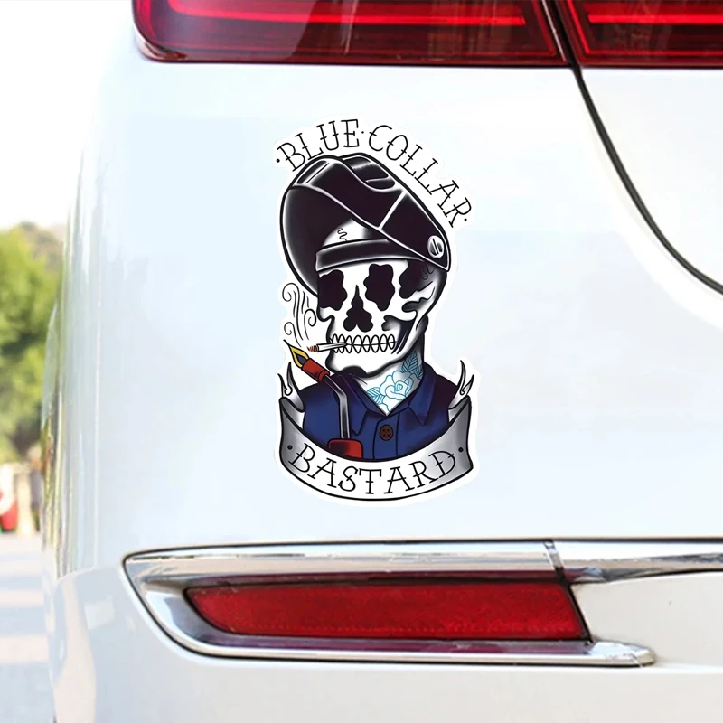 Blue Collar Sticker Decal, Blue Collar Working Class  Water Proof  For Car Bumper, Notebook, Tumblers