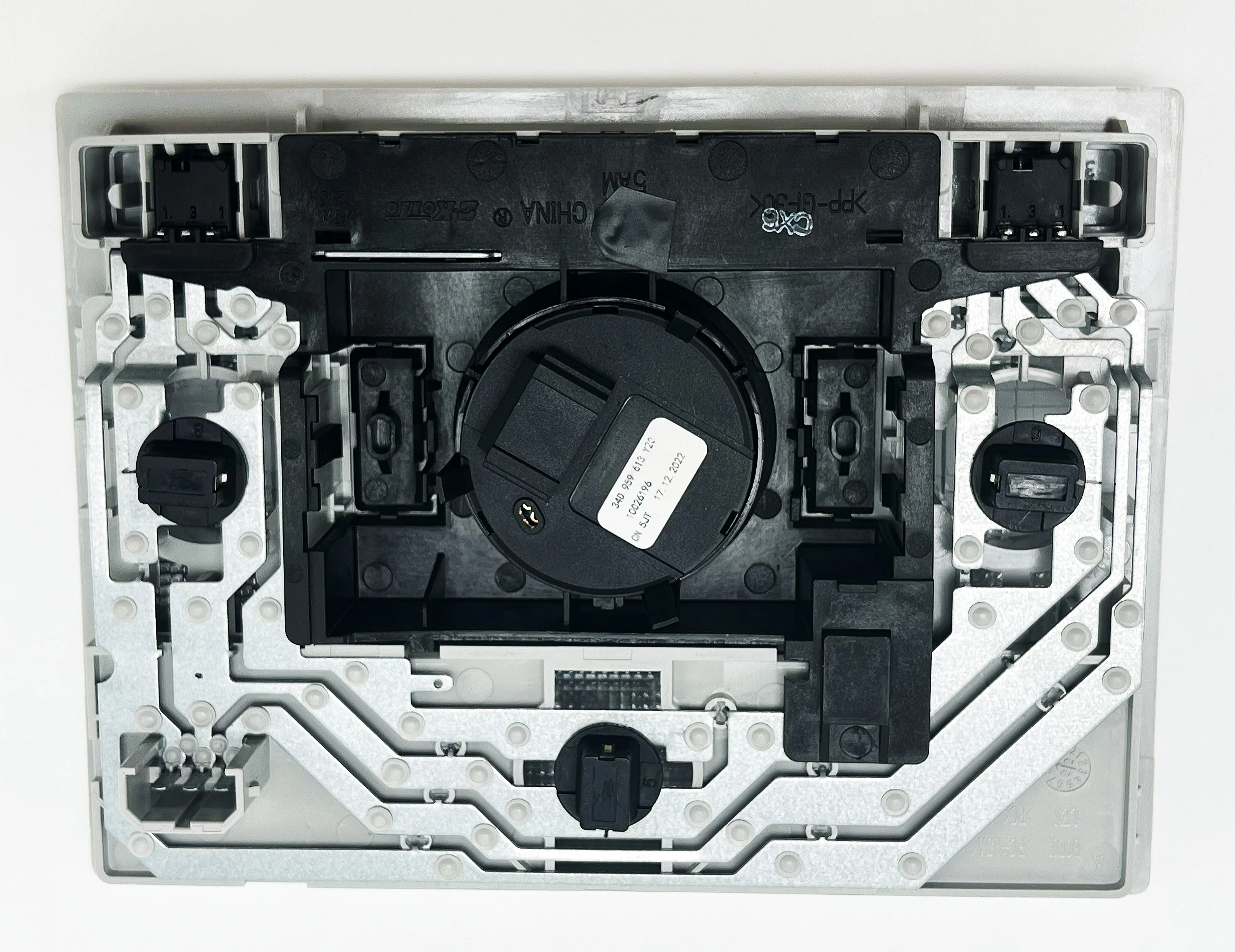 6Q0959613A رمادي الجبهة قبة ضوء مصباح القراءة ضوء لشركة فولكس فاجن بولو 9N 2002-2010 الثعلب الاتحاد الأوروبي ألتيا ليون توليدو 6Q0 959 613A