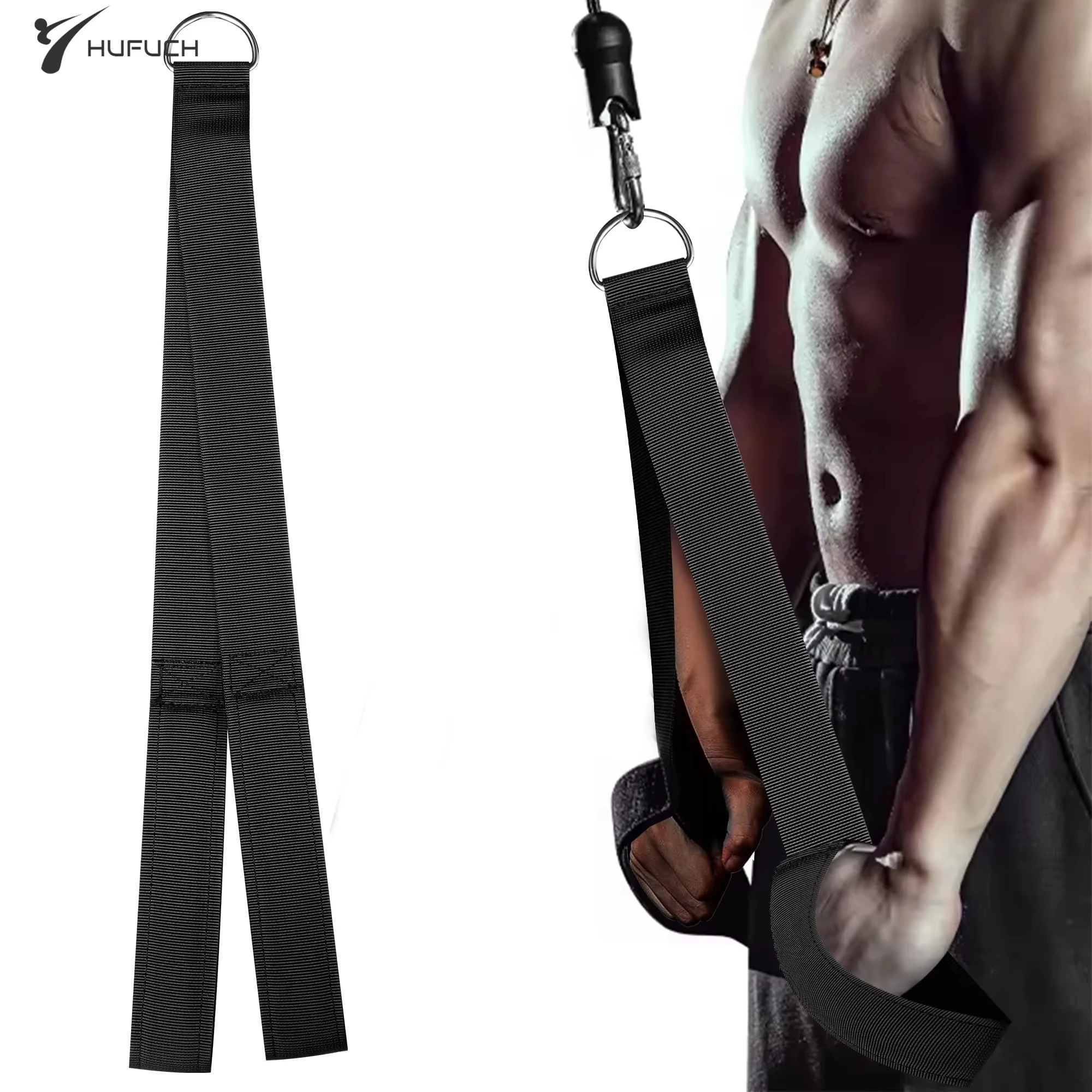 Fitness Tricep Rope Pull Down Workout Tricep Rope Cable Biceps Pulley Crunche Activating More Muscle Fibers Bicep Strap