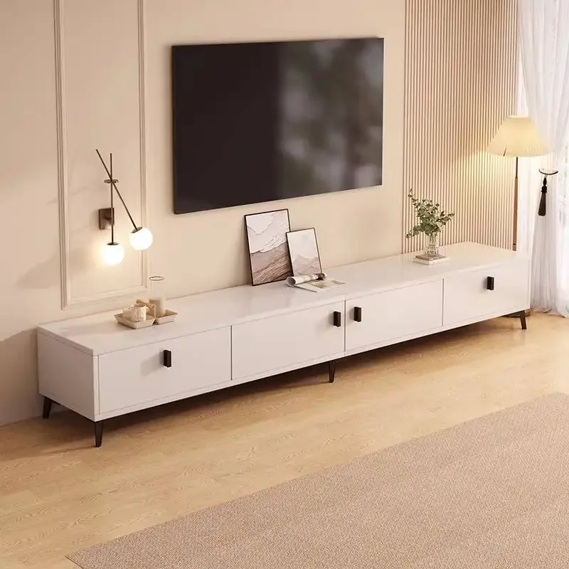 Decorative Floating Reliable Tv Cabinet Convenient Adjustable Industrial Spacious Tv Cabinet Mueble Television Room Furniture