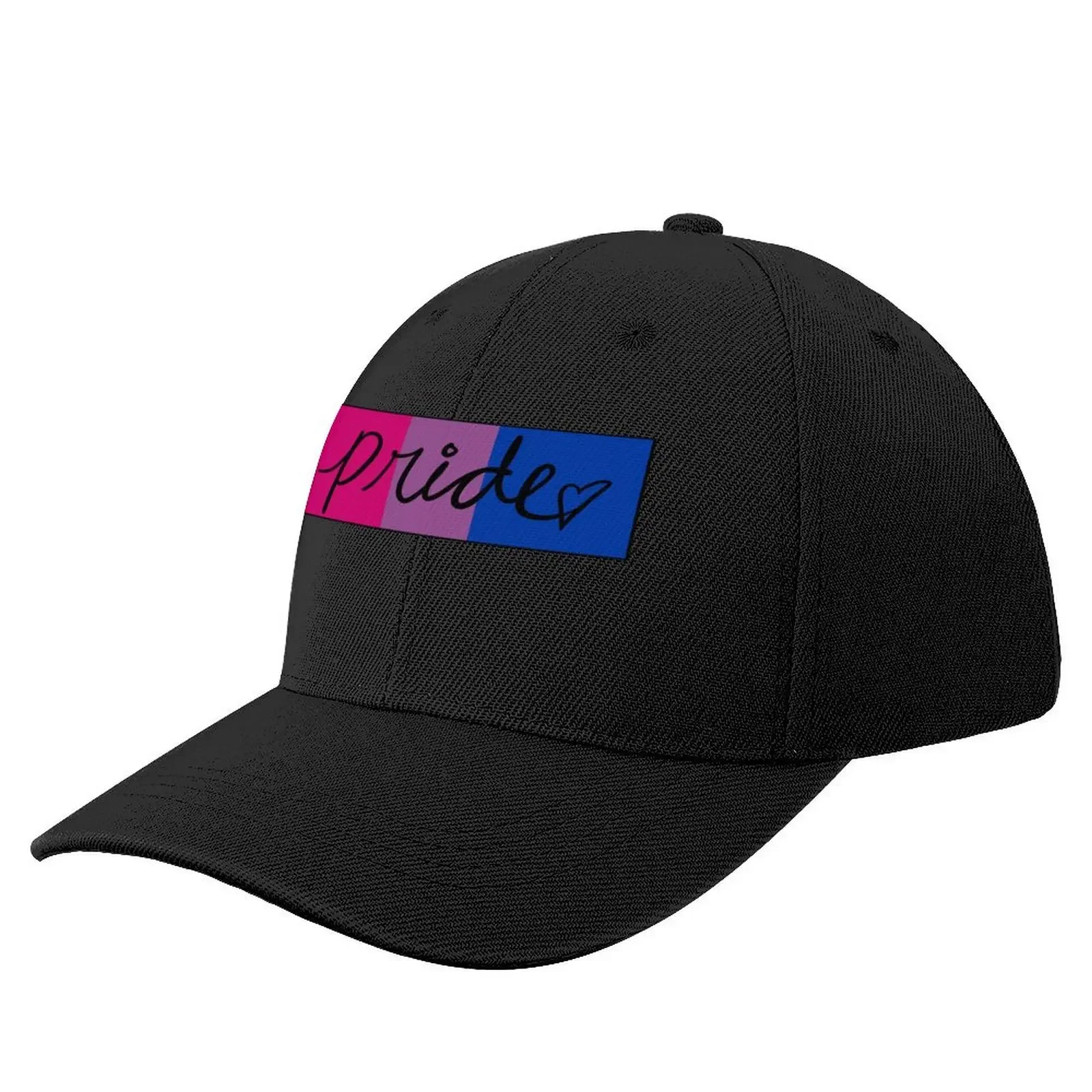 

Bisexual Pride - Handwritten Cursive Script Baseball Cap golf hat genuine Hood Golf For Women Men's
