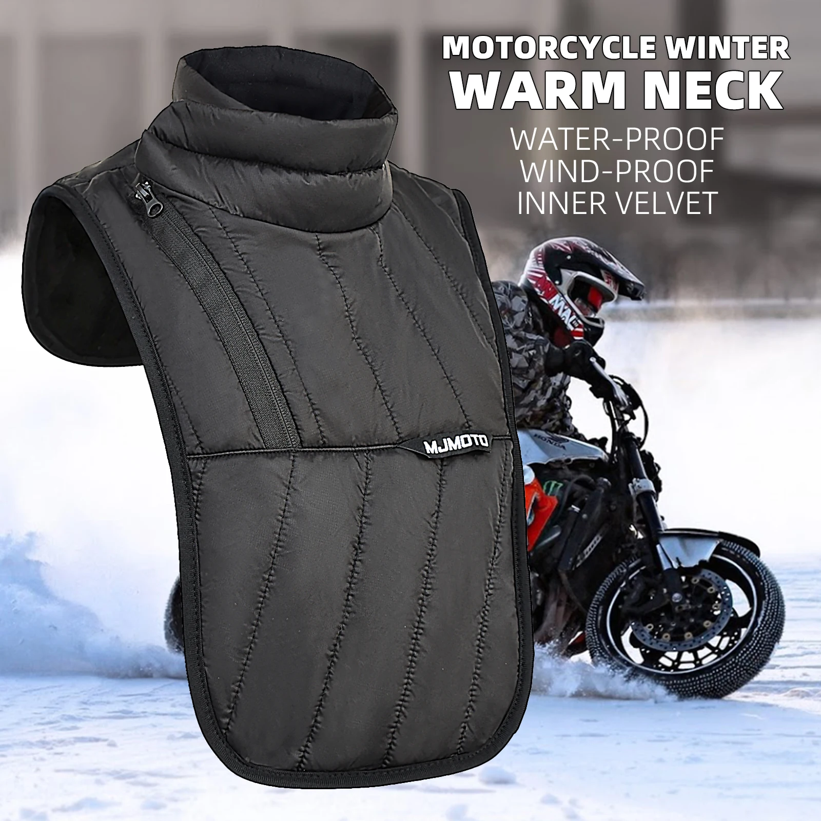 

Winter Warm Motorcycle Neck Protector Waterproof Motocross Neck Scarf Windproof Motorbike Balaclava Skiing Climbing Neck Scarf