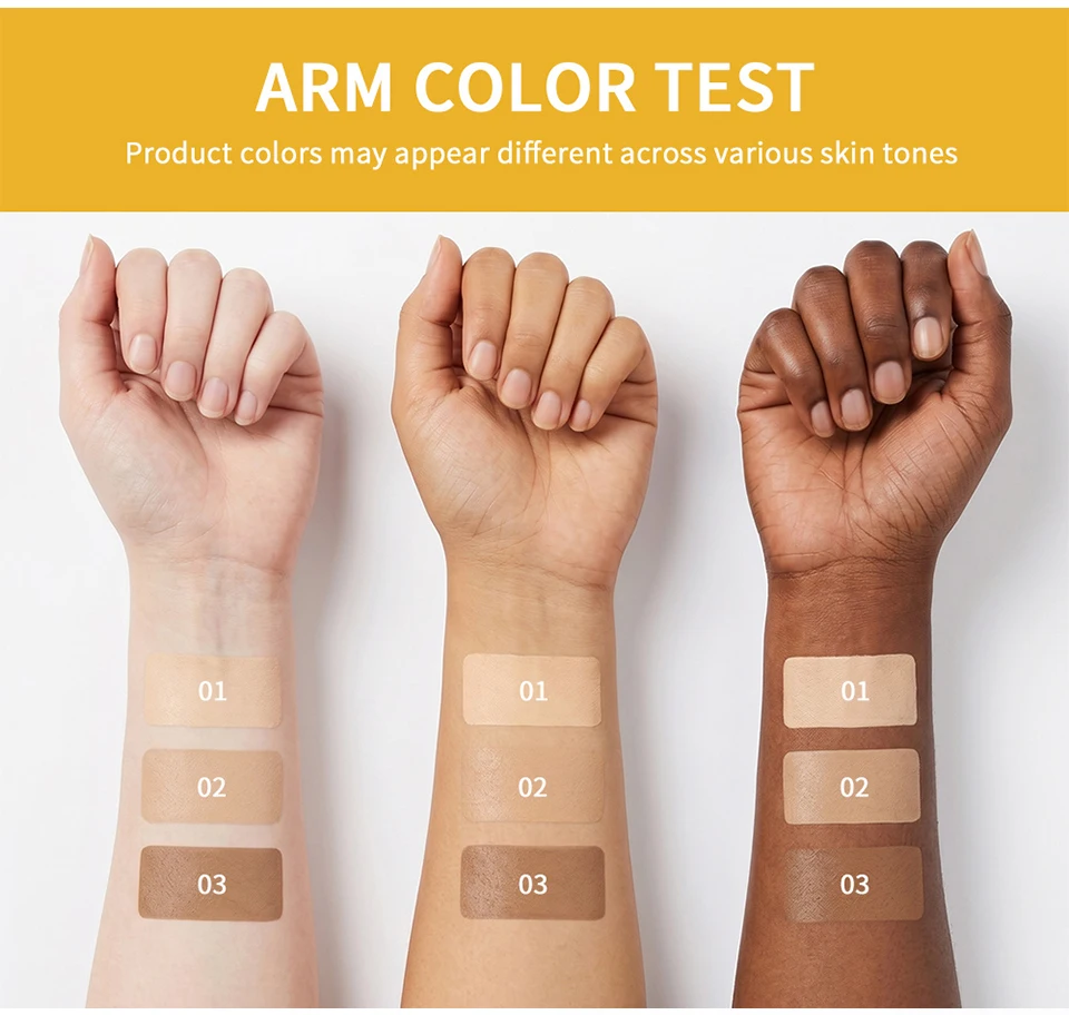 Body Concealer Waterproof Transfer Resistant Long Lasting High Coverage Natural Finish Makeup for Scars Spots Veins Tattoos