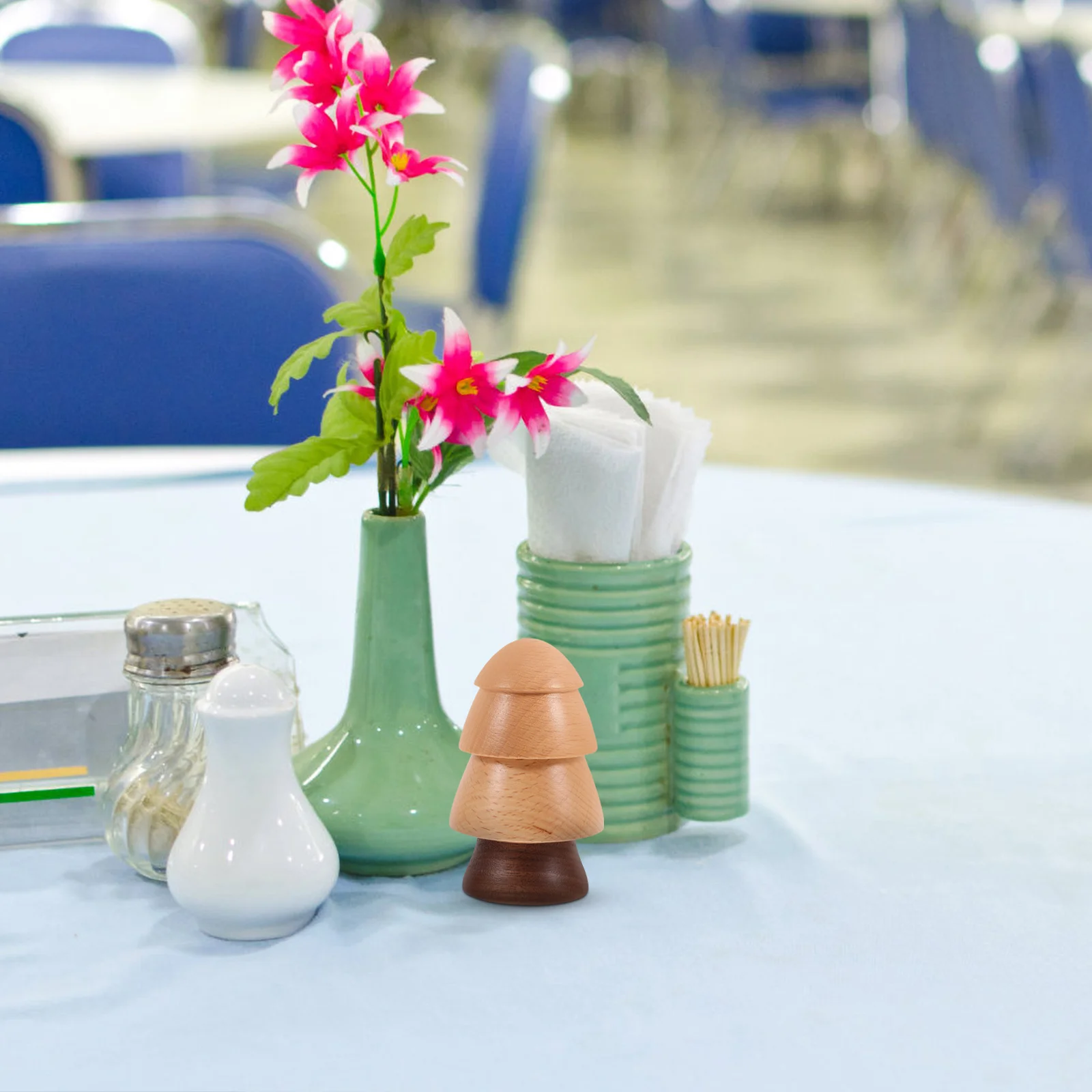 

Wooden Toothpick Holder Tree Shape Decorative Dispenser For Kitchen Dining Room Solid Wood Storage Box Container Organizer