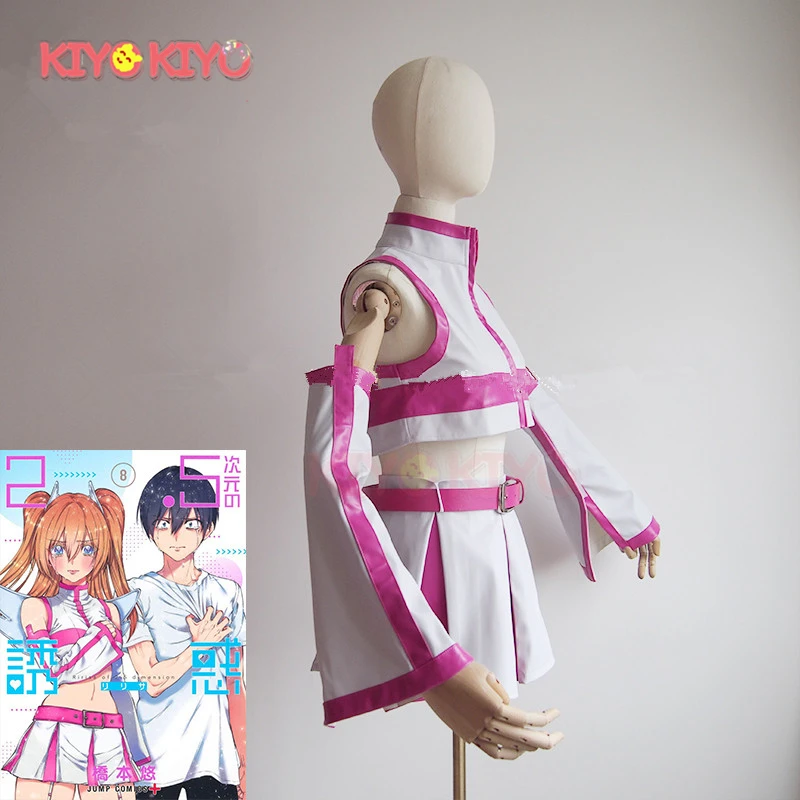 KIYO-KIYO Custom made size Anime Ririsa Of 2.5 Dimension Ririsa Cosplay Costume Halloween Costumes