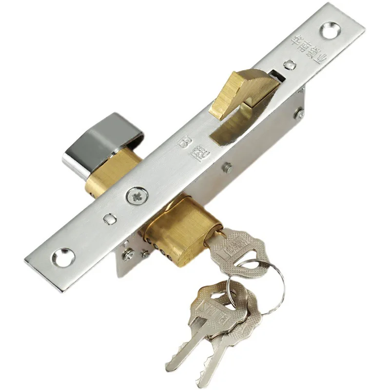 

Iron gate/Sliding door hook lock, Copper hook, for Plastic steel door,Copper lock cylinder, More strong
