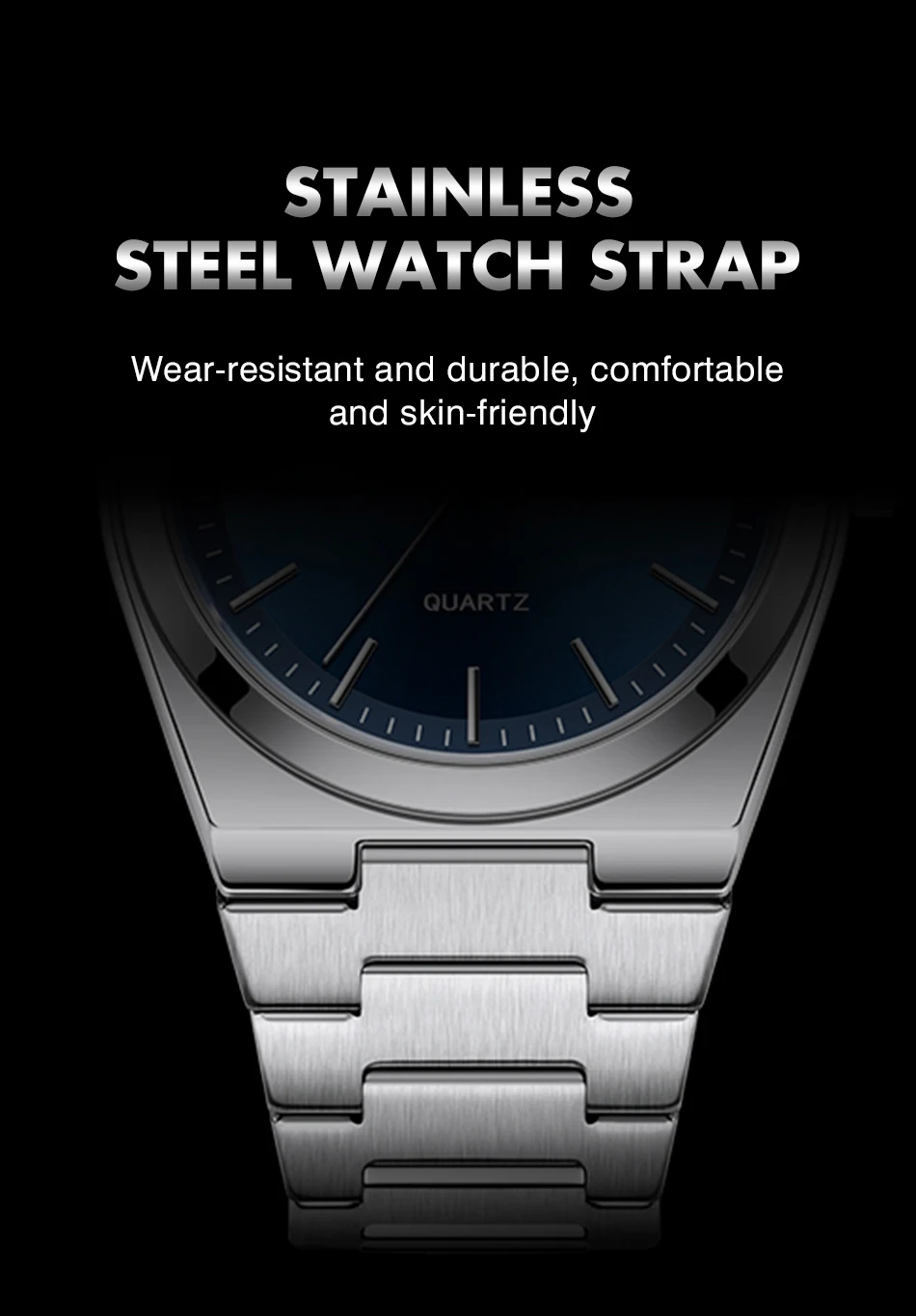 PAAZOMU Ultradünne Quarzuhr für Herren und Damen, minimalistischer Stil, wasserdicht, leuchtende Armbanduhr, bequemer Riemen, tägliches Bürogeschenk – Detail 16