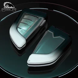 Gradient carbon fiber Car Key Case Cover For BMW 3 5 Series 6GT X1 X3 X5 X6 F45 F46 G20 G30 G32 G11 G12 F48 G01 F15 F85 F16 F86