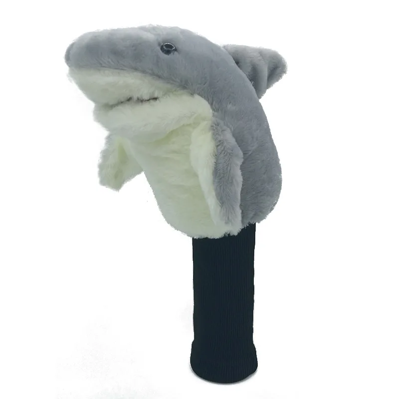 

Sea Shark Golf Driver Headcover Cartoon Animal Protecter Outdoor Sports Golf Clubs Cover Mascot Novelty Cute Gift