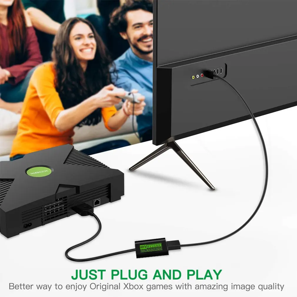 Hot Original Console For Xbox To HDMI-compatible Compatible Cable Adapter Connect To HDTV For Classic Console Models Wholesale