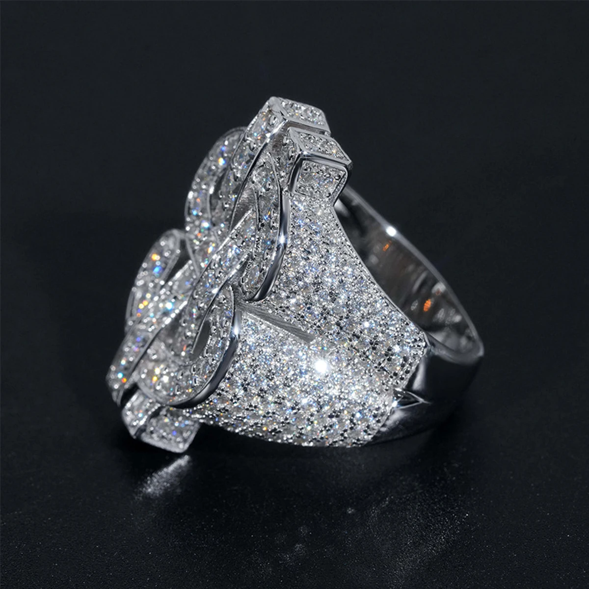 Bague en argent 925 plaqué or - Men Accessories For Birthday Gift avis et prix