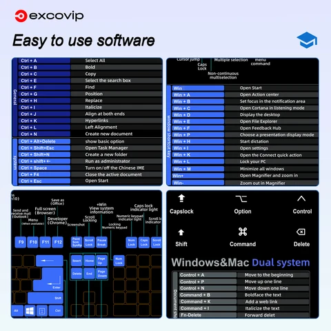 EXCO Большой тканевый коврик для мыши для Mac и Windows — фото товара