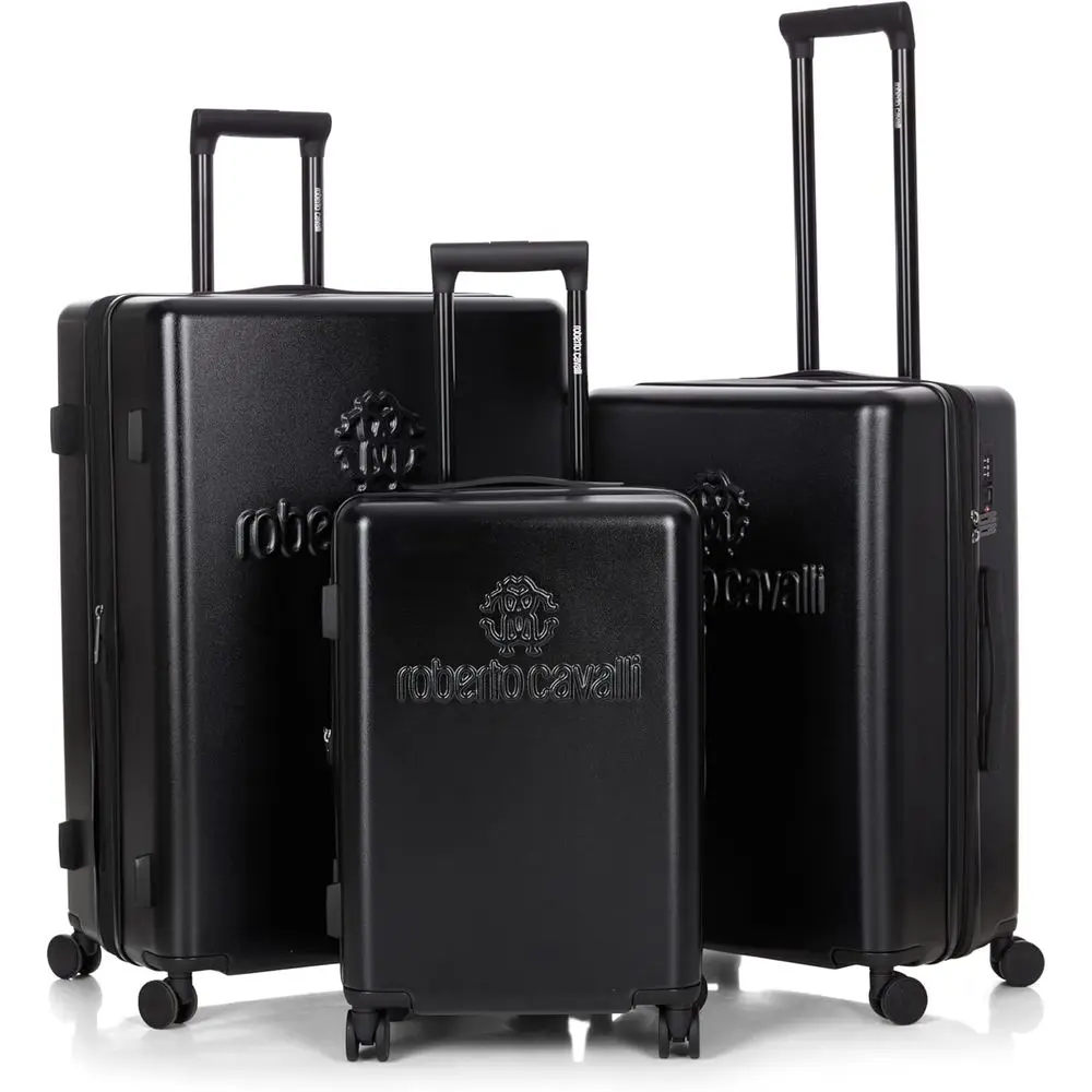

Luxury 3-Piece Large Suitcase Set with Spinner Wheels, Expandable Hard Shell, Combination Lock - Navy Blue