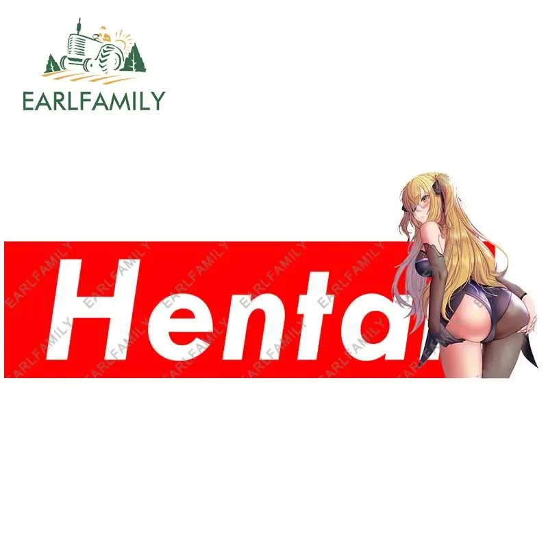 

EARLFAMILY 13 см x 5 см для Hentai Genshin Impact автомобильные наклейки виниловая аниме наклейка караван автомобиль холодильники водостойкий солнцезащитный крем