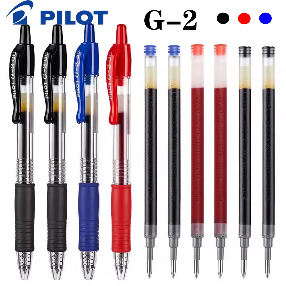 Japan Pilot Gel Pen Set BL-G2 Art Supplies Office Accessories Student School Stationery Large Capacity Ballpoint Pen Stationery