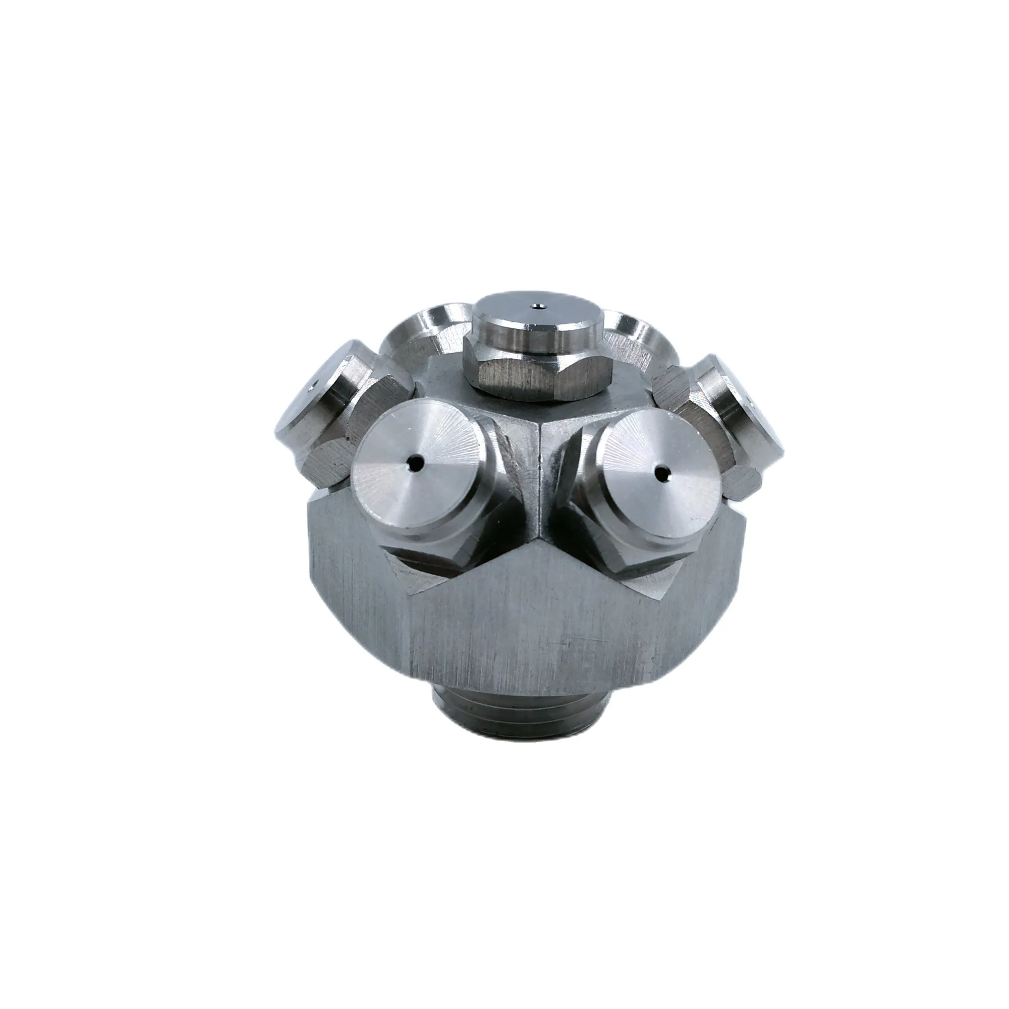 304stainless Steel Multi Headed Solid Conical High-pressure Cleaning Nozzle, Dust Reduction and Humidification Industrial Nozzle