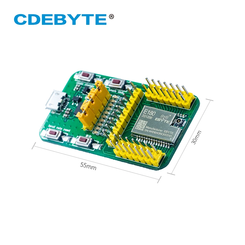 EFR32 Test Board USB Port 2.4GHz E180-ZG120B-TB ZigBee 3.0 Test Kit for Smart Home E180-ZG120B Transceiver Module