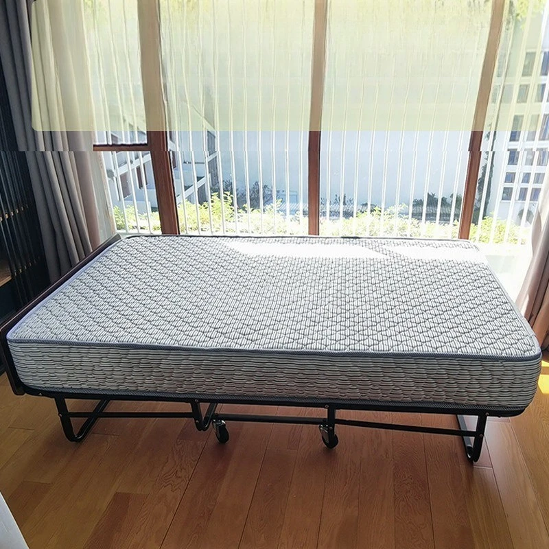 Hotel Extra Bed Rollaway Bed Hotel Room Extra Bed, Homestay Rollaway Extra Bed Reinforced with Wheels