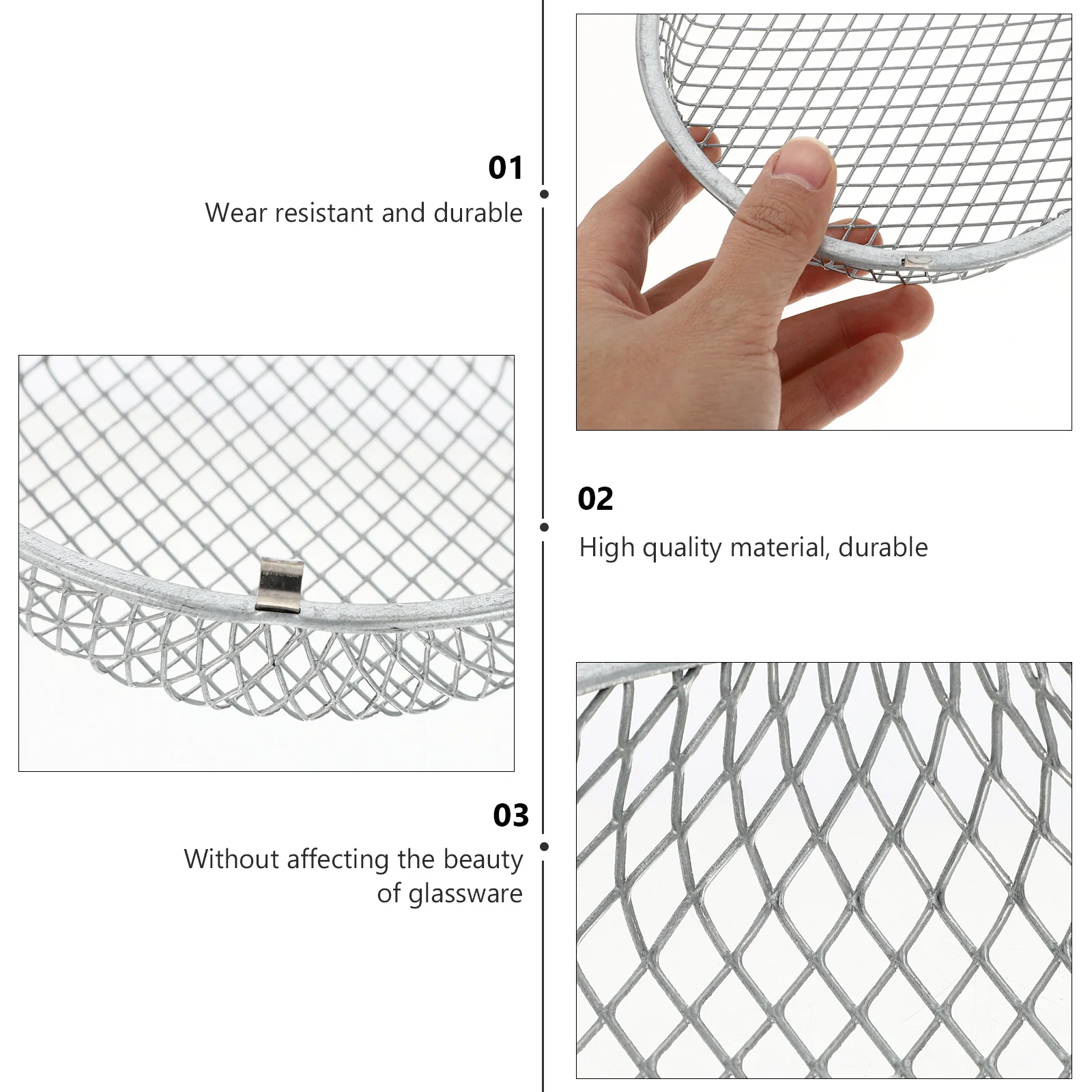 

Reptile Heat Lamp Cover Stainless Steel Durable Anti-Scald Lampshade Practical Protection for Reptile Box Heat Lamp Shade