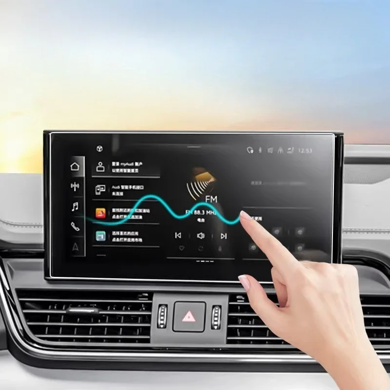 For 2020-25 Audi Q7/q8 Screen Tempered Film Display Screen Films Central Control Films Navigation Gear Meter Protective Film