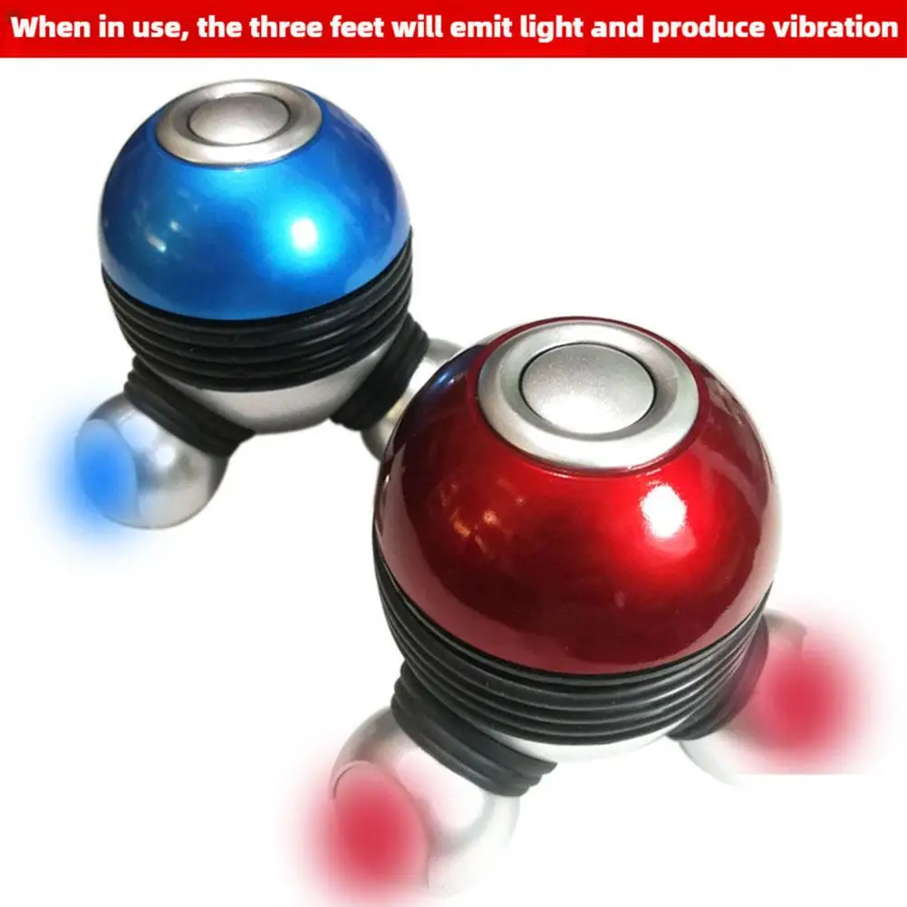 Portable Hand Held Vibrating Massager with LED Light Head Neck Legs Pain Relief Tool Easy to Use Compact Design view 6
