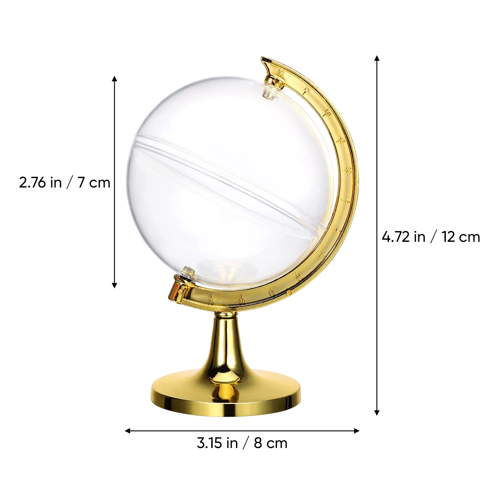 

12 Pcs Christmas Wedding Favor Boxes Decorative Candy Globe Containers for Guests