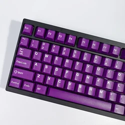 KBDiy 174 Keys/Set Cherry Profile Purple Jade Keycap PBT Custom Double Shot for Mechanical Keyboards Aula F75 F87 F99 Keycaps