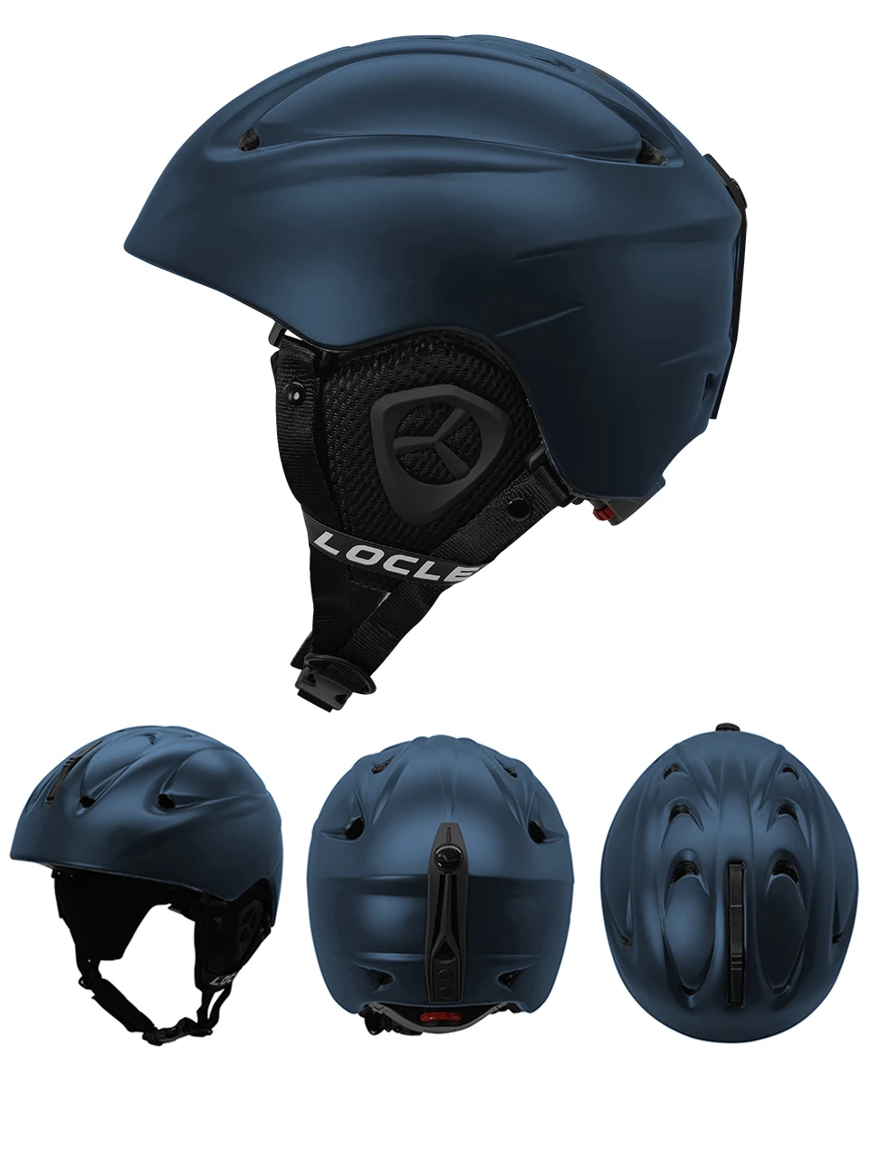 LOCLE Skihelm Herren Damen Integral geformter Kinder Kinder Skihelm Skateboard Ski Snowboard Motorrad Schneemobil Helm – Detail 8