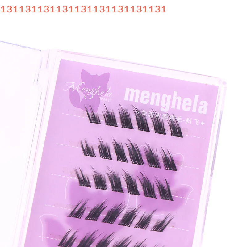 36 stuks voor beginners dames make-up accessoire sprookjesachtige lijmvrije valse wimpers eenvoudig aan te brengen gesegmenteerde clusters