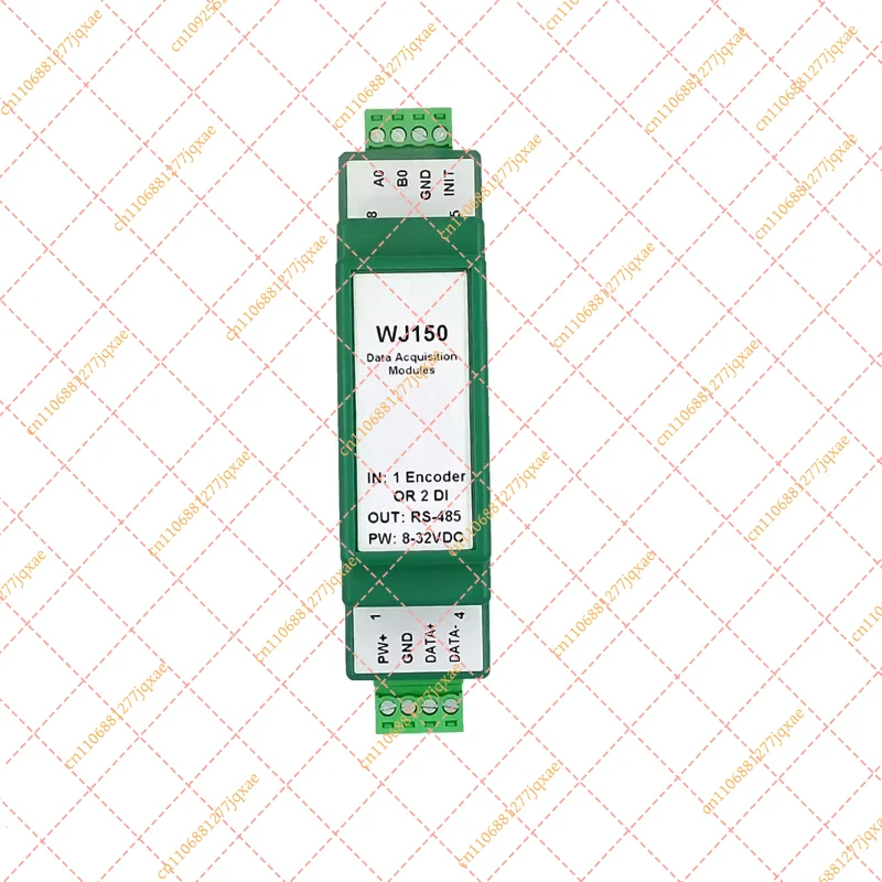 WJ150-485 Encoder Pulse Counter Module 1 Channel Pulse / 2DI High Speed Counter Modbus RTU