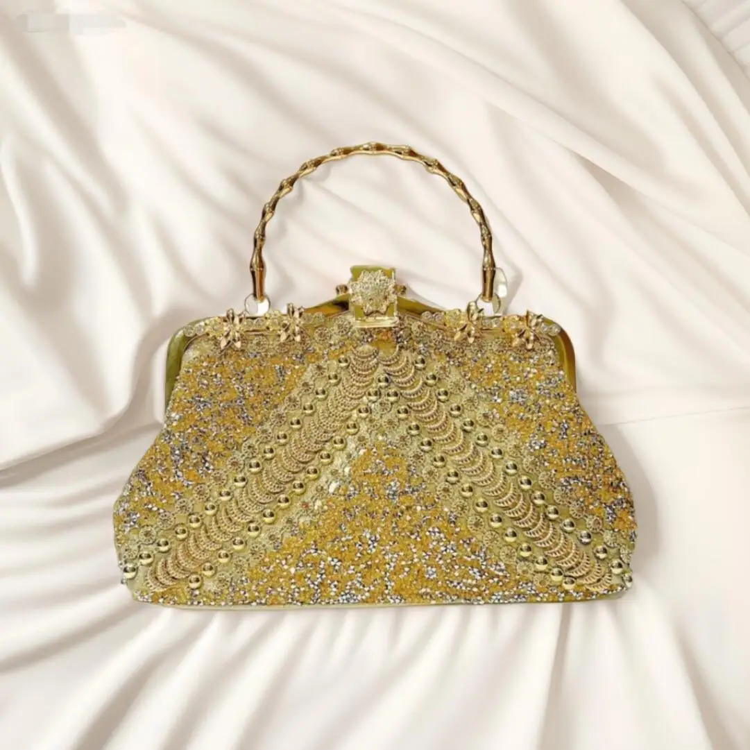 

Роскошная сумка-тоут со стразами и жемчугом - Элегантный вечерний клатч, сумка для нарядов знаменитостей, стильная сумочка через плечо для ужина, сумочка со стразами